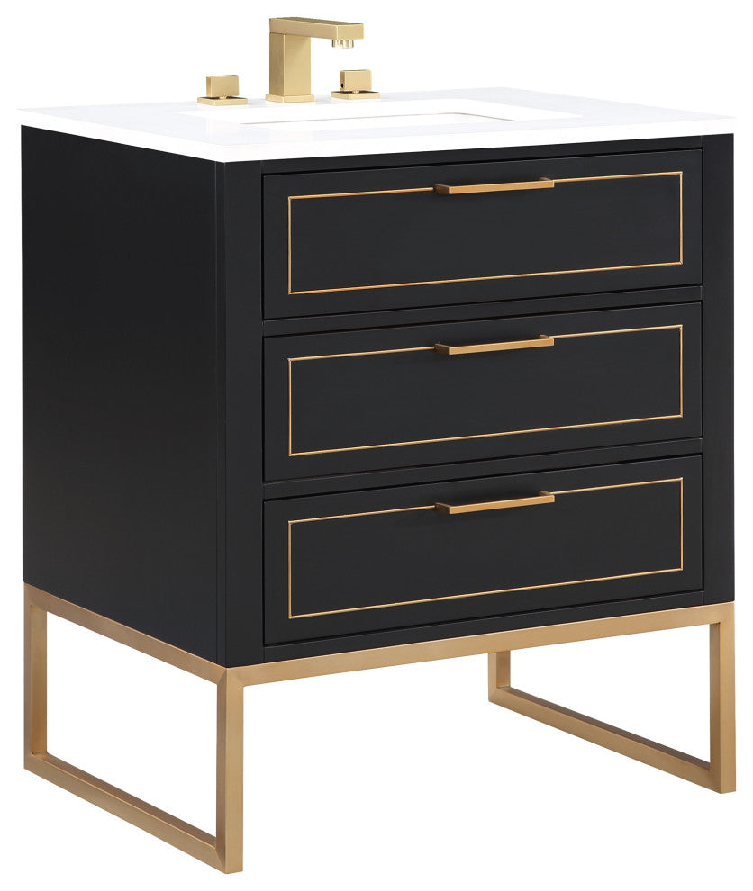 BEMMA V-MK30SFM Markham 30" Bathroom Vanity
