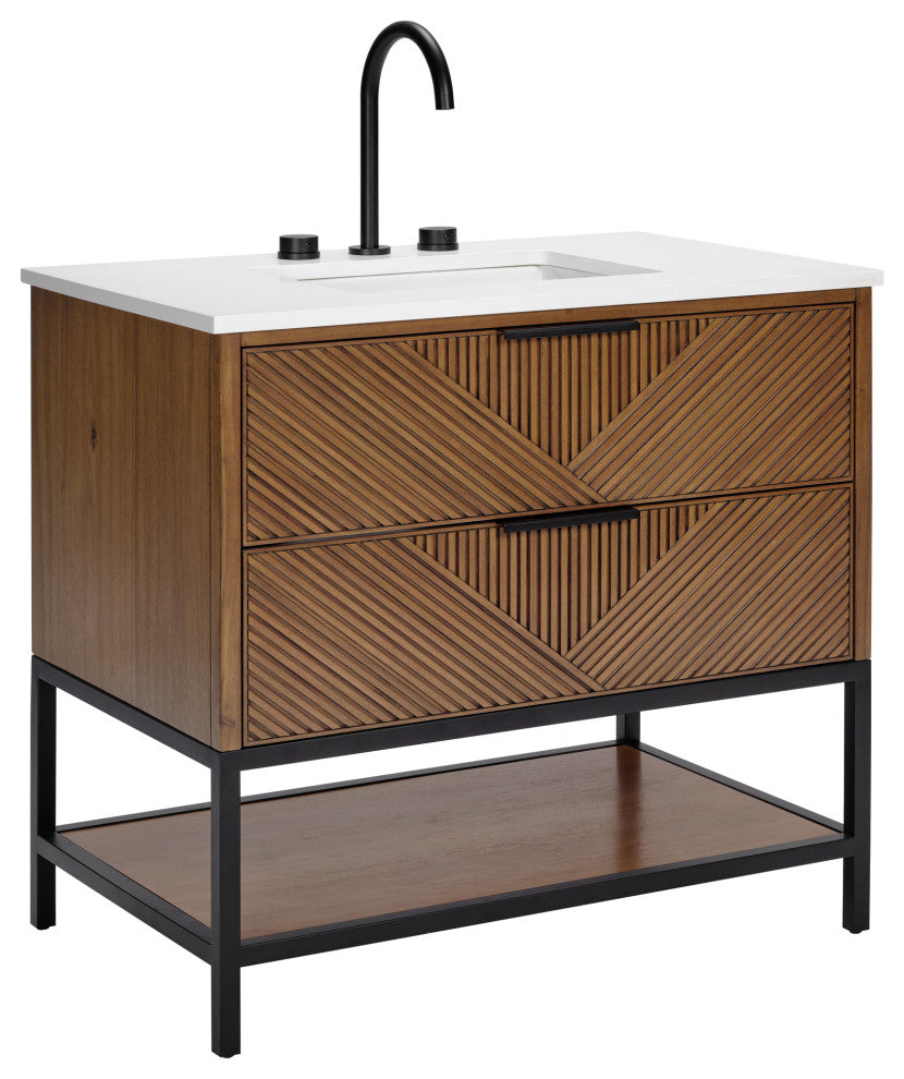 BEMMA V-DM36SFM Diamond 36" Bath Vanity