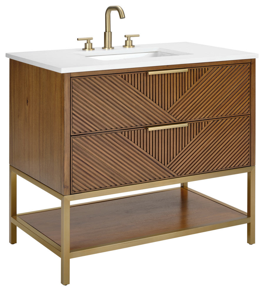 BEMMA V-DM36SFM Diamond 36" Bath Vanity