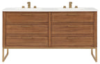 BEMMA V-MK60DFM Markham 60" Bathroom Vanity
