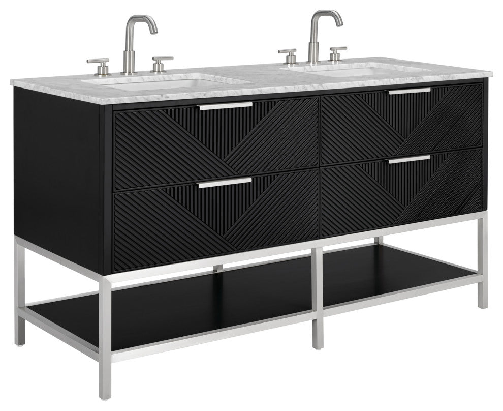 BEMMA V-DM60DFM Diamond 60" Bath Vanity