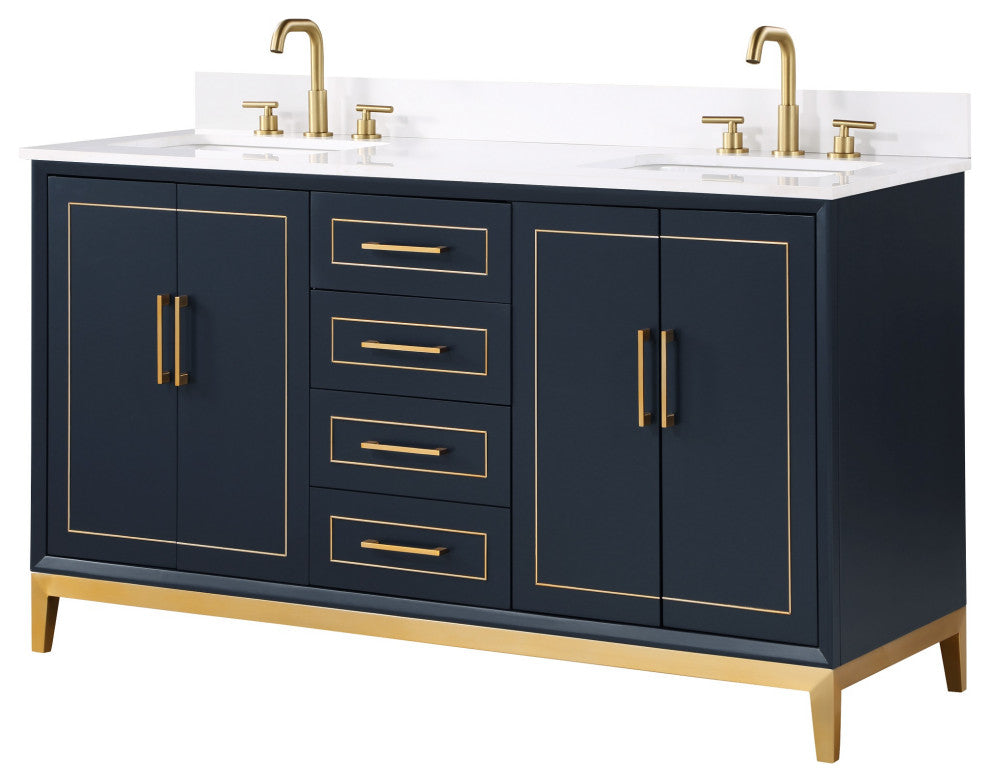 BEMMA V-GR60DFM Gracie Bathroom Vanity 60" Main image