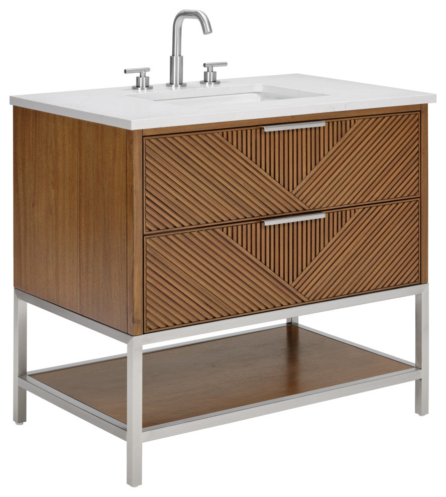BEMMA V-DM36SFM Diamond 36" Bath Vanity Secondary image