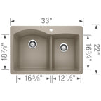 BLANCO 402618 DIAMOND 1¾