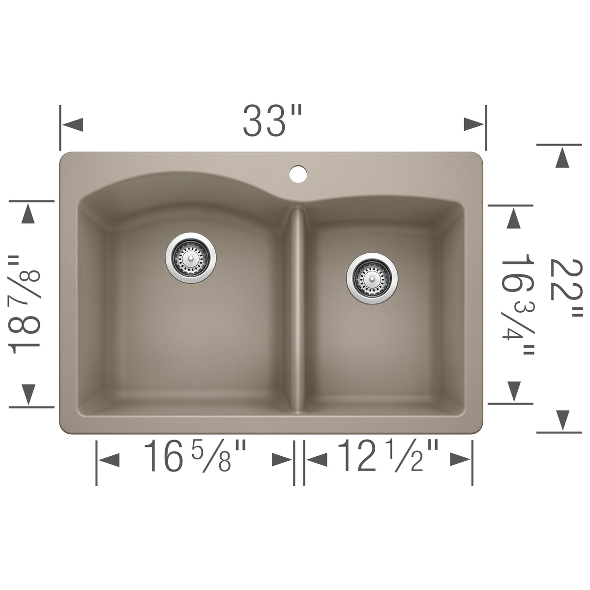 BLANCO 402618 DIAMOND 1¾