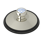 SHAWS 745 Disposal Stopper with Logo Branded White Porcelain Pull Knob