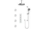 VOGT SET.M1.350.936 Mond 3/4" High-Flow TH Shower Kit with Body Jets and 6" Ceiling Arm