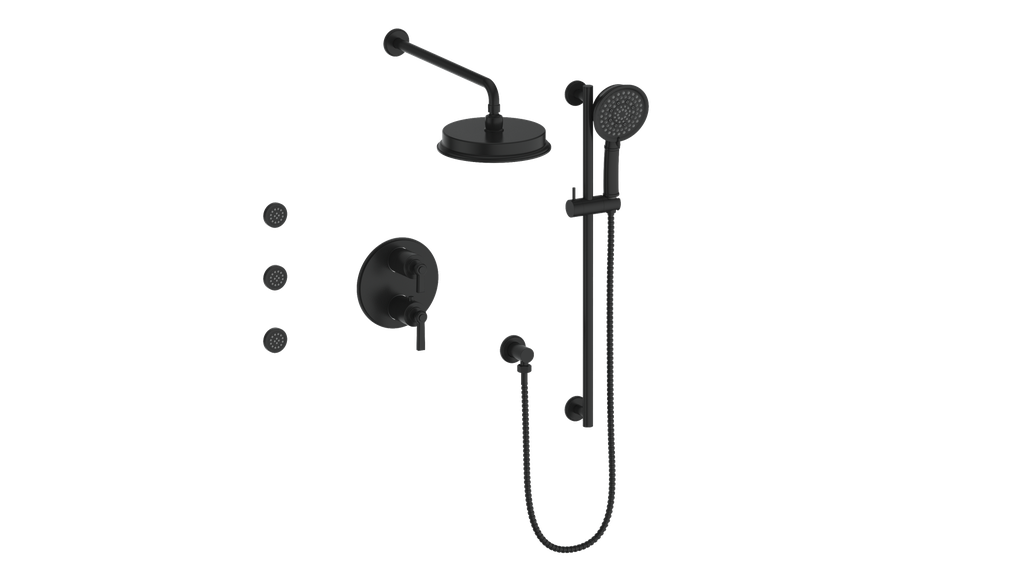 VOGT SET.Z1.320.810 Zehn 3-Way TH Shower Kit with Body Jets Secondary image