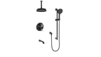 VOGT SET.Z1.320.316 Zehn 3-Way TH Shower Kit with 6" Ceiling Arm