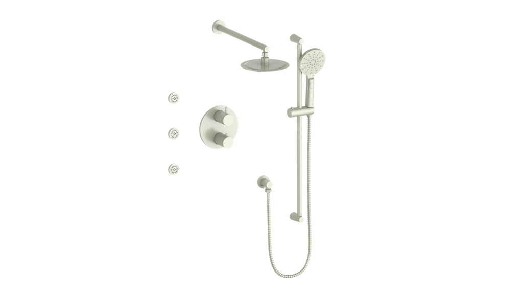 VOGT SET.WL.320.810 Worgl 3-Way TH Shower Kit with Body Jets