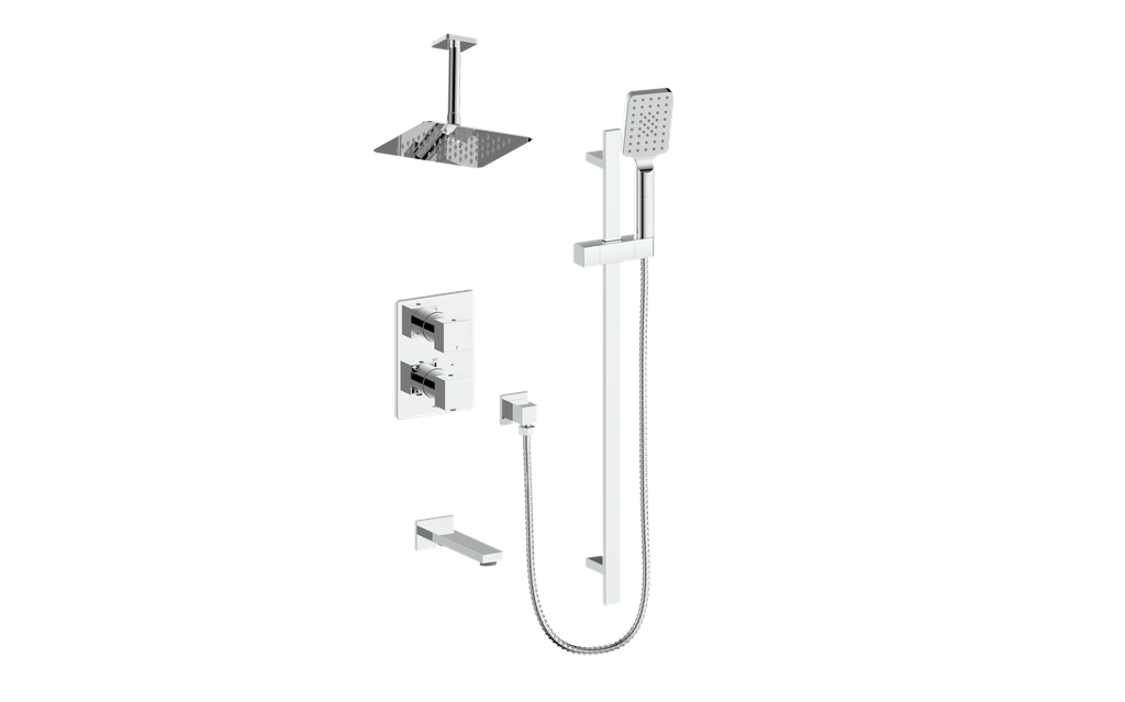 VOGT SET.KG.320.316 Kapfenberg 3-Way TH Shower Kit with 6" Ceiling Arm Main image