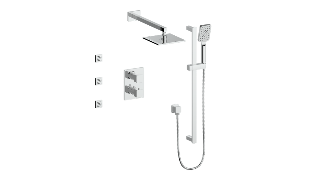 VOGT SET.NU.320.810 Niveau 3-Way TH Shower Kit with Body Jets Main image
