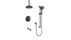 VOGT SET.Z1.320.316 Zehn 3-Way TH Shower Kit with 6" Ceiling Arm