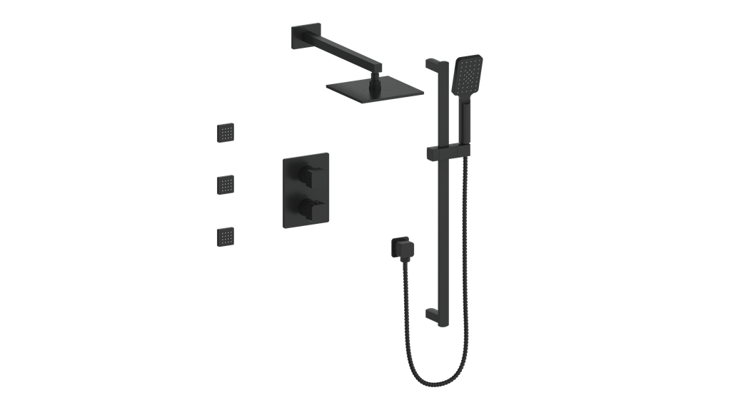 VOGT SET.NU.320.810 Niveau 3-Way TH Shower Kit with Body Jets Secondary image