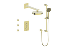VOGT SET.M1.320.810 Mond 3-Way TH Shower Kit with Body Jets