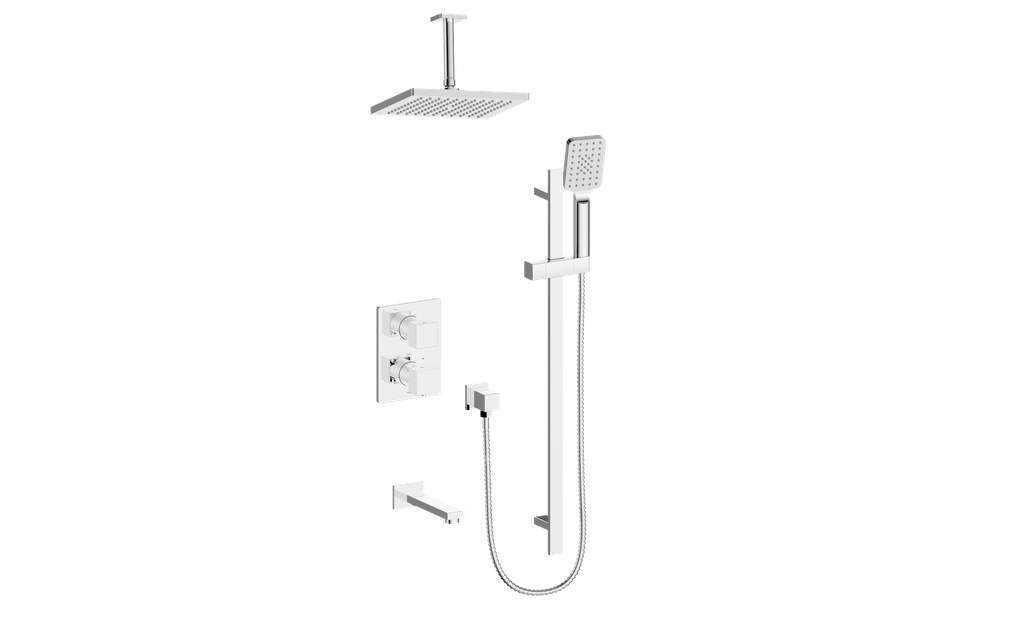 VOGT SET.AP.320.326 Kapfenberg 3-Way TH Shower Kit with 6" Ceiling Arm Main image