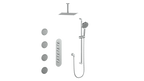VOGT SET.WL.350.936 Worgl 3/4" High-Flow TH Shower Kit with Body Jets and 6" Ceiling Arm