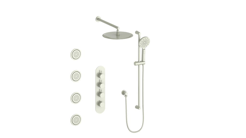 VOGT SET.WL.350.930 Worgl 3/4" High-Flow TH Shower Kit with Body Jets Secondary image