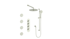 VOGT SET.WL.350.930 Worgl 3/4" High-Flow TH Shower Kit with Body Jets