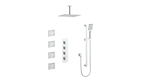 VOGT SET.NU.350.936 Niveau 3/4" High-Flow TH Shower Kit with Body Jets and 6" Ceiling Arm