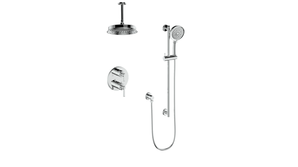 VOGT SET.Z1.220.216 Zehn 2-Way Shower Kit with 6" Ceiling Arm Main image