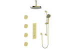 VOGT SET.M1.350.936 Mond 3/4" High-Flow TH Shower Kit with Body Jets and 6" Ceiling Arm