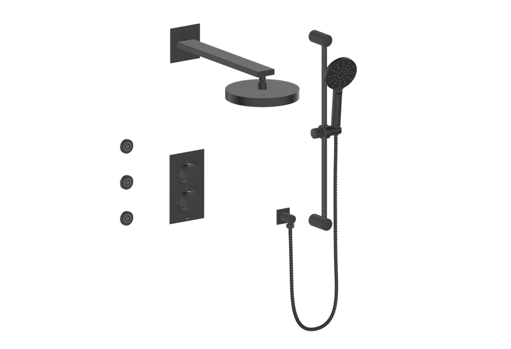 VOGT SET.M1.320.810 Mond 3-Way TH Shower Kit with Body Jets Secondary image