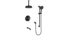 VOGT SET.Z1.320.316 Zehn 3-Way TH Shower Kit with 6" Ceiling Arm