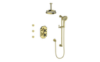 VOGT SET.C1.320.816 Carinthia 3-Way TH Shower Kit with Body Jets and 6" Ceiling Arm
