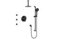VOGT SET.WL.320.816 Worgl 3-Way TH Shower Kit with Body Jets and 6" Ceiling Arm