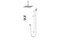 VOGT SET.AP.210.216 Kapfenberg 2-Way PB Shower Kit with 6" Ceiling Arm