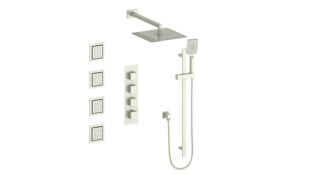 VOGT SET.KG.350.930 Kapfenberg 3/4" High-Flow TH Shower Kit with Body Jets Secondary image