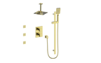 VOGT SET.KG.320.816 Kapfenberg 3-Way TH Shower Kit with Body Jets and 6" Ceiling Arm