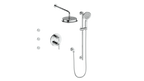 VOGT SET.Z1.320.810 Zehn 3-Way TH Shower Kit with Body Jets