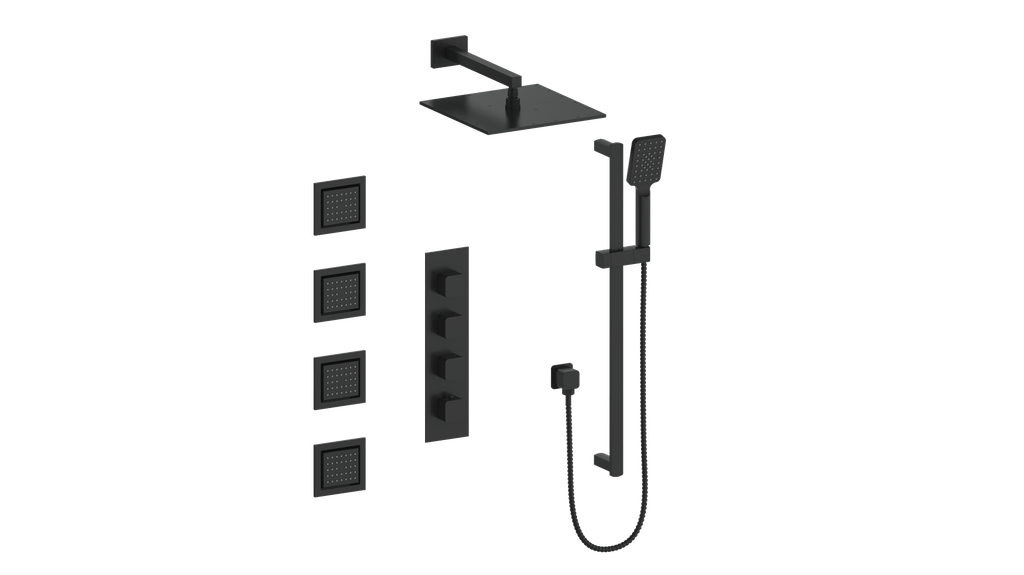 VOGT SET.NU.350.930 Niveau 3/4" High-Flow TH Shower Kit with Body Jets Secondary image