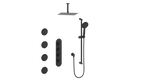 VOGT SET.WL.350.936 Worgl 3/4" High-Flow TH Shower Kit with Body Jets and 6" Ceiling Arm