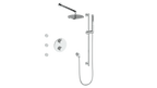 VOGT SET.DA.320.810 Drava 3-Way TH Shower Kit with Body Jets