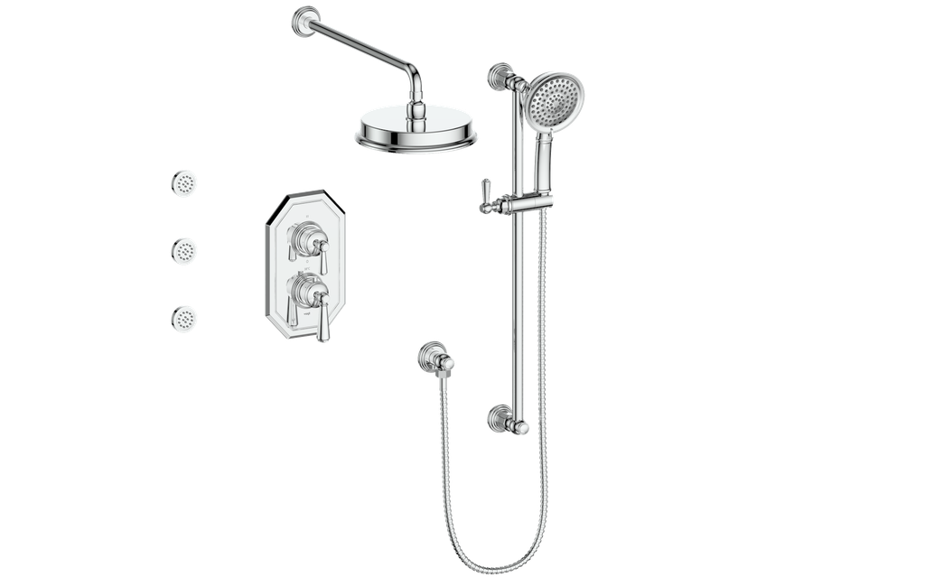 VOGT SET.C1.320.810 Carinthia 3-Way TH Shower Kit with Body Jets Main image
