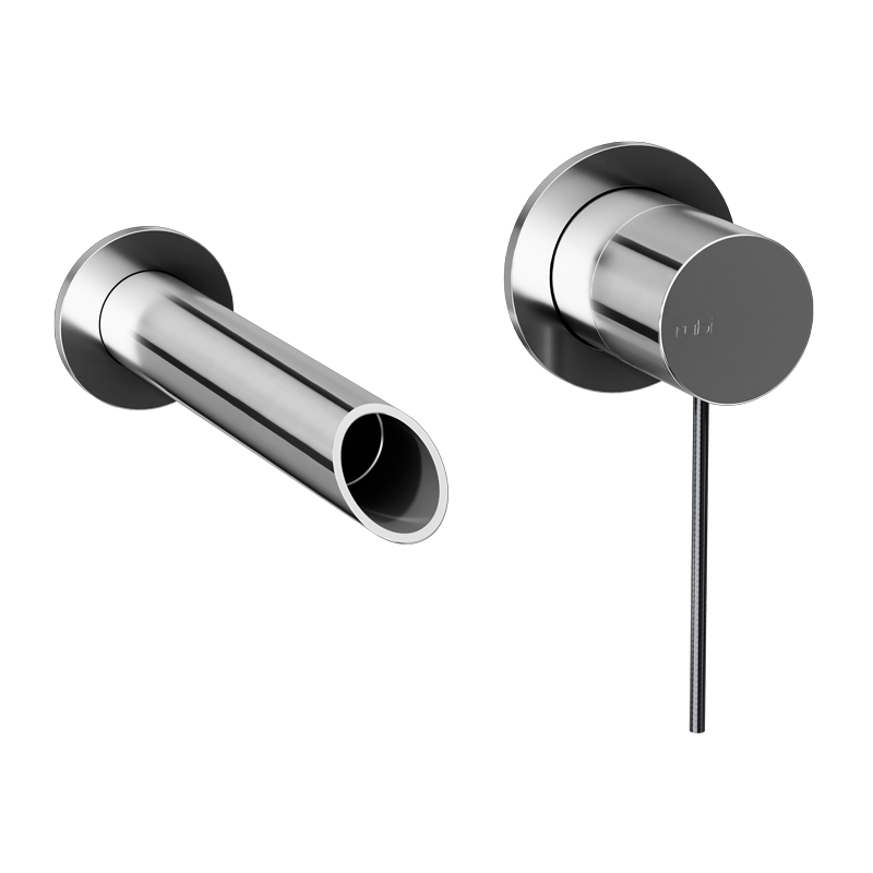 RUBI RKR17R Kronos W-Mounted Basin Faucet + Individual Flanges Main image