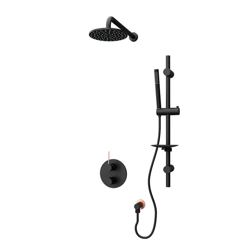 RUBI RKR811 Kronos 1/2'' Thermostatic Shower Set 2 Way Div. Xvtr69R Secondary image