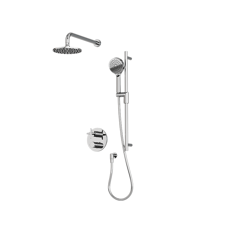 RUBI RLX821 Lexa 1/2'' Thermostatic Shower Set 2 Way Div. Xvtr69R Main image