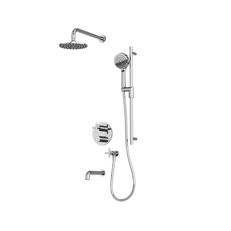 RUBI RLX823 Lexa 1/2'' Thermostatic Shower Set 2 Way Div. Xvtr69R Main image