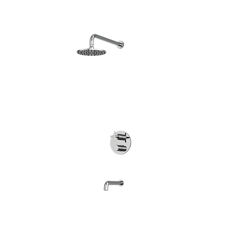 RUBI RLX831 Lexa 1/2'' Thermostatic Shower Set 2 Way Div. Xvtr69R Main image