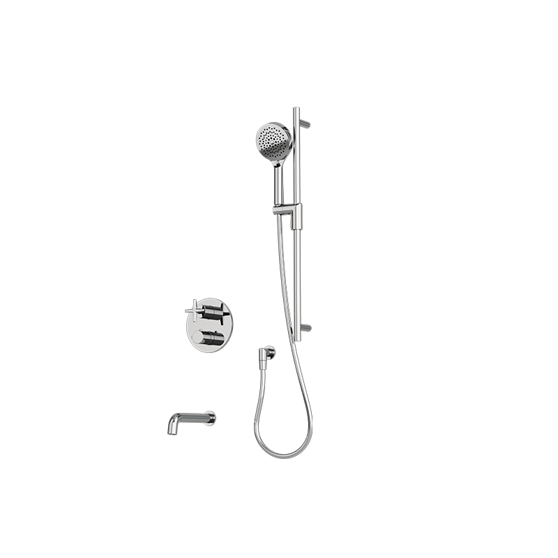 RUBI RLX832 Lexa 1/2'' Thermostatic Shower Set 2 Way Div. Xvtr69R Main image