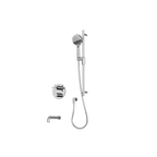 RUBI RLX832 Lexa 1/2'' Thermostatic Shower Set 2 Way Div. Xvtr69R
