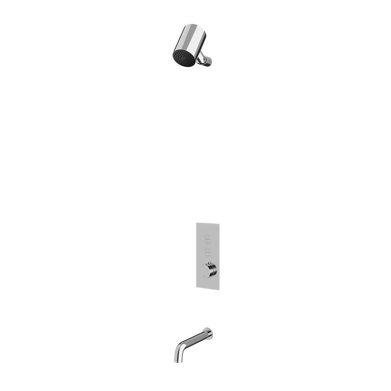 RUBI RON831 On 1/2'' Thermostatic Shower Set 2 Way Div. Xon69 Main image