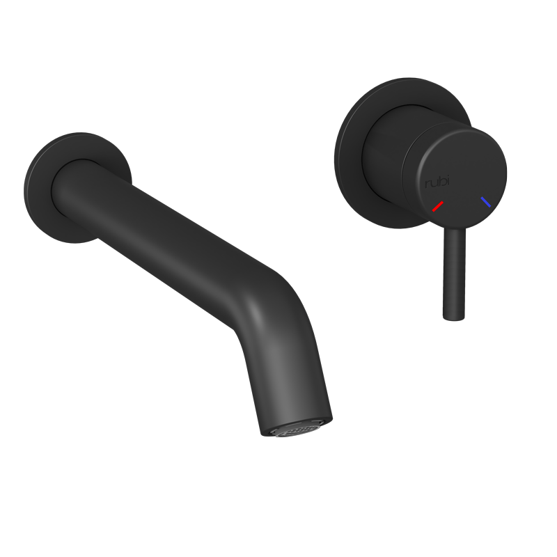 RUBI RVT17R Vertigo W-Mounted Basin Faucet + Individual Flanges Secondary image