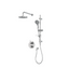 RUBI RVT811B Vertigo 1/2'' Thermostatic Shower Set 2 Way Div. Xvtr69R