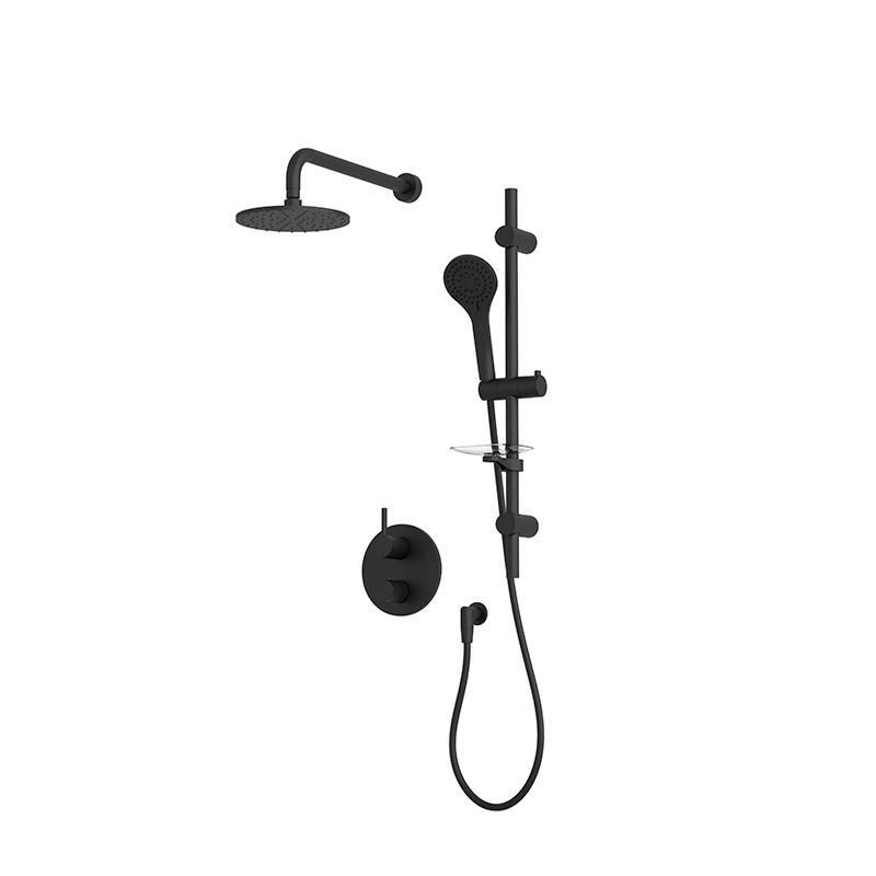 RUBI RVT811B Vertigo 1/2'' Thermostatic Shower Set 2 Way Div. Xvtr69R Secondary image