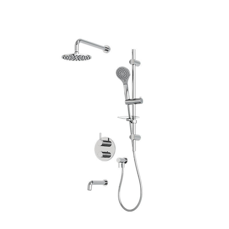 RUBI RVT813B Vertigo 1/2'' Thermostatic Shower Set 2 Way Div. RVT813B Main image